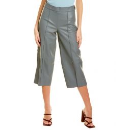 Vince Leather Crop Wide Pant