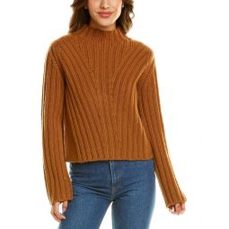Vince Rib Transfer Cashmere & Wool-Blend Sweater