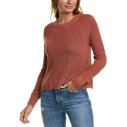 Cotton By Autumn Cashmere Scalloped Sweater