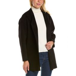 Forte Cashmere Hooded Wool & Cashmere-Blend Coat