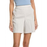 Theory Pull-On Linen-Blend Short