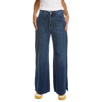 Hudson Jeans Drawstring Linen-Blend Wide Leg Trouser