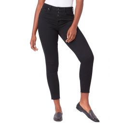 Paige Bombshell Black Shadow High-Rise Ankle Ultra Skinny Jean