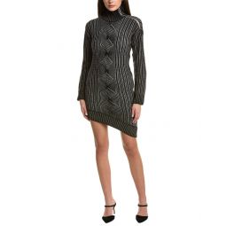 Naadam Asymmetrical Wool & Cashmere-Blend Sweaterdress