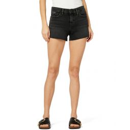 Hudson Jeans Gemma Mid-Rise Short Jet Black Jean