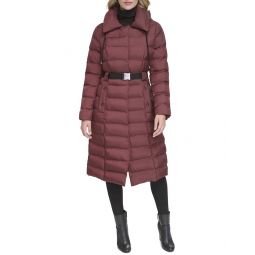 Kenneth Cole Hooded Cire Puffer Coat