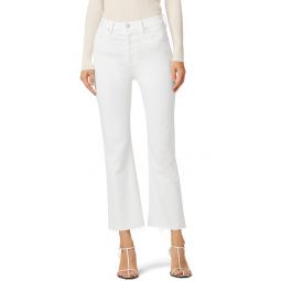 Hudson Jeans Faye Ultra High-Rise Bootcut Crop White Jean