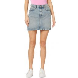 Hudson Jeans Curved Hem Mini Skirt