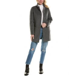 Cinzia Rocca Icons Short Wool & Cashmere-Blend Coat