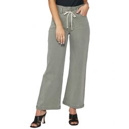 Paige Carly Vintage Smokey Green Weekender Pant Jean