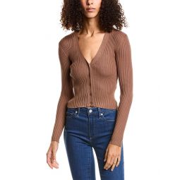 Dress Forum Button-Down V-Neck Sweater