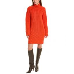 Michael Kors Collection Shaker Turtleneck Cashmere Dress