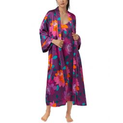 Bedhead X Trina Turk Evening Bloom Silk Robe