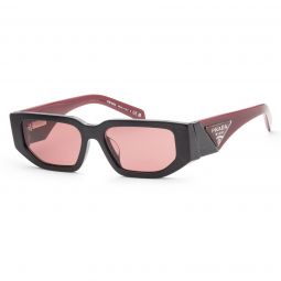 Prada Mens PR-09ZSF-11F08S Fashion 55mm Black Etruscan Marble Sunglasses