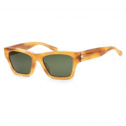 Tory Burch Womens TY7186U-192073 Fashion 53mm Yellow Amber Tortoise Sunglasses