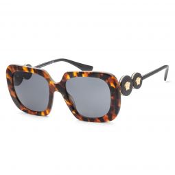 Versace Womens VE4434-511987 Fashion 54mm Light Havana Sunglasses