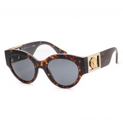 Versace Womens VE4438B-108-87 Fashion 52mm Dark Havana Sunglasses