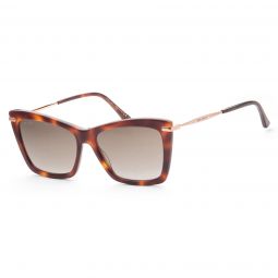 Jimmy Choo Womens SADYS-0086-HA 56mm Dark Havana Sunglasses