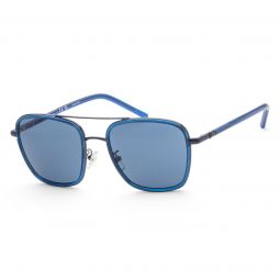 Tory Burch Womens TY6090-332280 Fashion 55mm Shiny Transparent Navy Sunglasses