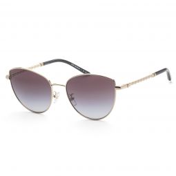 Tory Burch Womens TY6091-32718G Fashion 56mm Shiny Light Gold Sunglasses
