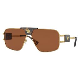 Versace Mens VE2251-147073 Fashion 63mm Gold Sunglasses