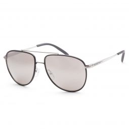Michael Kors Mens MK1132J-10146G Saxon 59mm Silver Sunglasses