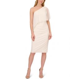 Adrianna Papell Sheath Off The Shoulder Dress