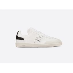 White Dior Homme White Leather And Suede B01 Low-Top Sneakers