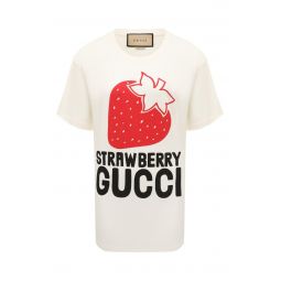 Strawberry Gucci Organic Cotton T-shirt