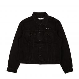 OFF-WHITE c/o VIRGIL ABLOH Black Marker Slim Denim Jacket