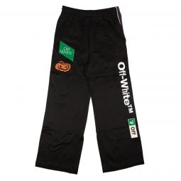 OFF-WHITE C/O VIRGIL ABLOH Black Multiple Logo Track Pants