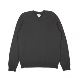 BOTTEGA VENETA Iron Gray Mid Gauge Wool Pullover Sweater