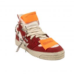 OFF-WHITE C/O VIRGIL ABLOH Red and White Off Court Sneakers