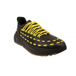 Bottega Veneta Black/Yellow Speedster Sneakers Storm Cuir