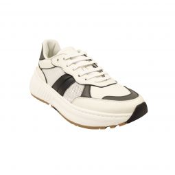 Bottega Veneta White/Black Speedster Sneakers