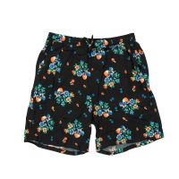 OPENING CEREMONY Black Rayon Multicolored Design Shorts