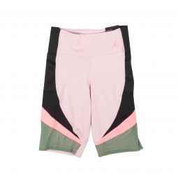 Jordan Light Arctic Pink/Black/Dutch Green Heatwave Bike Shorts