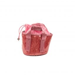 OPENING CEREMONY French Rose Sequined Mini Bucket Bag