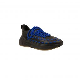 BOTTEGA VENETA Black And Blue Leather Speedster Sneakers