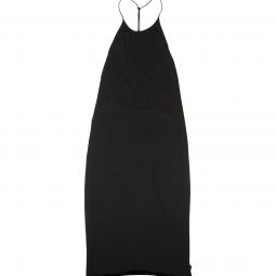 BOTTEGA VENETA Black Maxi Jersey Knit Slip Dress