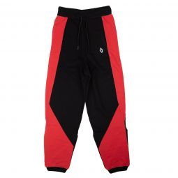 Marcelo Burlon Black/Red Block Color Sweatpants 2