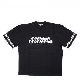 OPENING CEREMONY Black Oversized Seasonal T-Shirt
