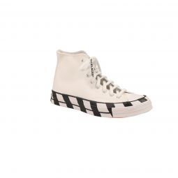 Off-White x Converse White Black High Top Sneakers