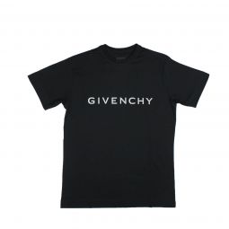 Givenchy Classic Slim-Fit Black Logo Print T-Shirt
