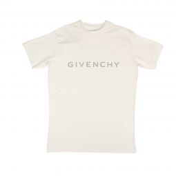 Givenchy Classic Slim-Fit White Logo Print T-Shirt