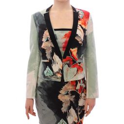 Sachin & Babi Multicolor Short Floral Blazer Womens Jacket
