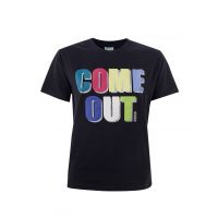 Kenzo Chic Multicolor Come Out Print Cotton Mens Tee