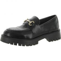 Lando Womens Lugged Sole Slip-On Loafers