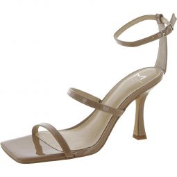 Dalida Womens Leather Buckle Strappy Sandals