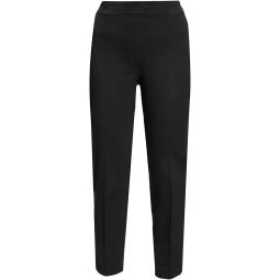 SPANX Womens Polished Ankle Slim Fit Black Classic Pants